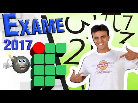 Exame de Seleção 2016/2017 - Resolução -PARTE 1- ( IFRN )/Correção da Prova IFRN