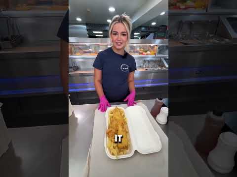 POV ordering fish and chips but paying with fuel/petrol instead - #fishandchips #foryou #fyp #food
