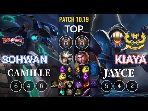 KT SoHwan Camille vs GAM Kiaya Jayce Top - KR Patch 10.19