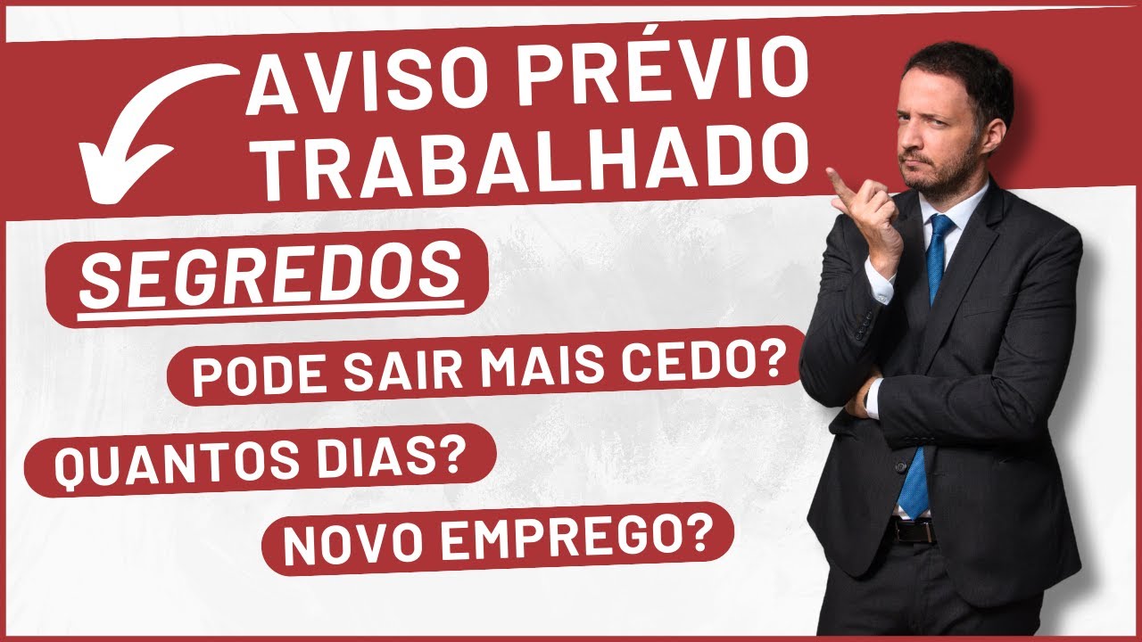 AVISO PRÉVIO TRABALHADO OU INDENIZADO 2024 - Demissão