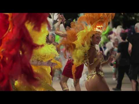 Comparsa UNIBERA de Acebal, en Carnaval de Zavalla