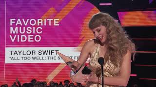 Taylor Swift Wins Favorite Music Video | AMAs 2022