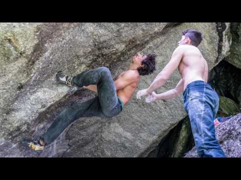 Anthony Gullsten And Jernej Kruder Working An 8a(+) Boulder - Vlog 55