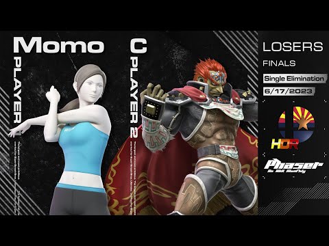 Phaser 3.5: Momo (Wii Fit) vs C (Gannon) HDR Singles Losers Finals