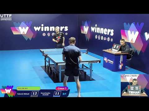 Teteruk Mikhail - Kozachenko Anatolii WINners. CUP Table Tennis 7 28.12.2020 12:45