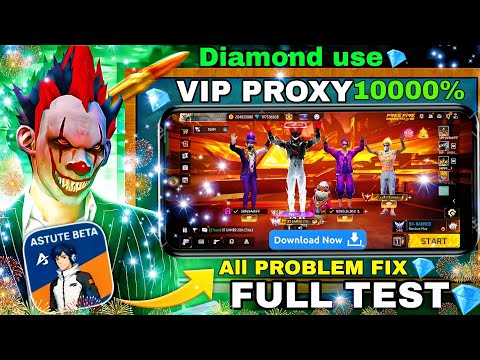 Free Fire Diamond Use VIP Proxy 10000% Working 💎 All Problem Fix | Full Test Tutorial | KT FAMILY