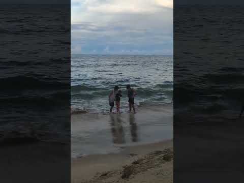 Evening enjoyment in beach