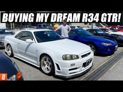 Buying My Dream Nissan R34 GTR In Japan!