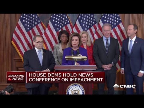 Watch the full press conference where House Democrats unveil articles of impeachment
