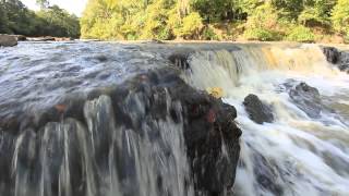 preview picture of video 'Neches River Waterfall at Rocky Shoals'