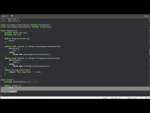 How To Write Multithread Udp Client Server Java Socket Speed Coding