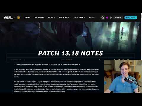 RIOT LIED HASHINSHIN CRIED | League of Legends Patch Notes 13.18 Review