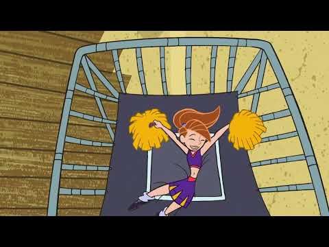 Kim tries out for the Cheer leading Squad