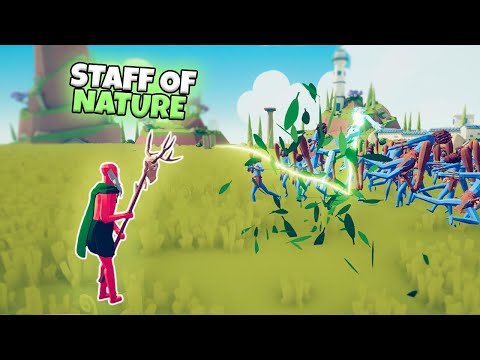 STAFF OF NATURE VS EVERY FACTION | TABS MODDED GAMEPLAY