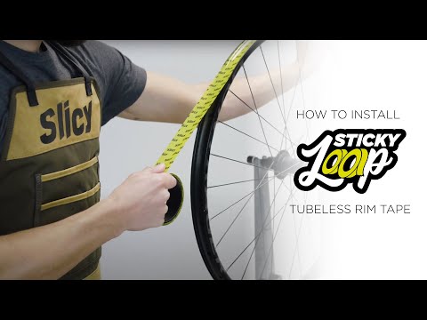 Tuto Slicy // How to install your Sticky Loop tubeless rim tape ?