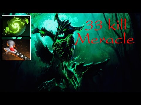 Dota 2 Meracle Plays Outworld Devourer WITH 33 KILLS - 7600 MMR