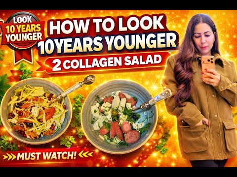 2 Salad Recipes 🥬 To look 10 Years Younger Naturally 🥕