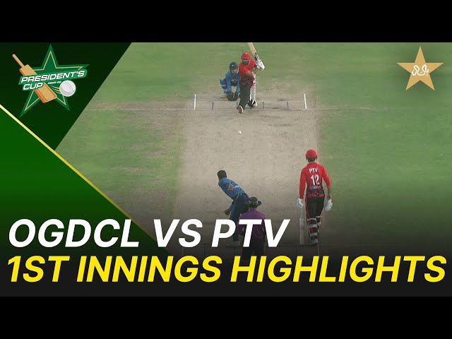 1st Innings Highlights | OGDCL vs PTV | President’s Cup Grade | SF-1 I 2025-26 | PCB | M2V1S