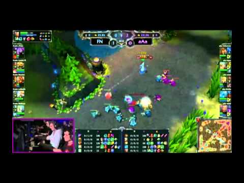League of Legends Dreamhack Season One Final - Fnatic vs. aAa Game 1 Part 3
