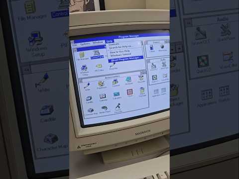 90s Computing - Windows 3.11 startup sequence #nostalgia