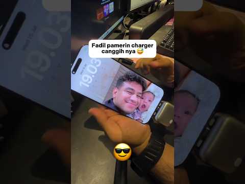 Fadil pamerin charger canggih nya 😅 #fadiljaidi #aishaaljaidi #miskah #pakmuh