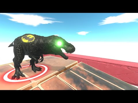 BATMAN SPINOSAURUS DEATH RUN - Animal Revolt Battle Simulator