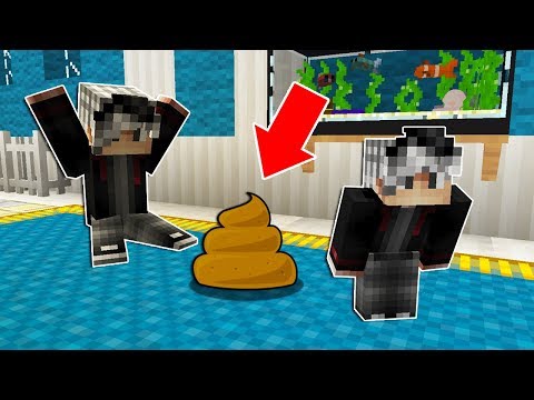 BABAMIN ÜSTÜNE KAKA YAPTIM! 💩 😱 - Minecraft