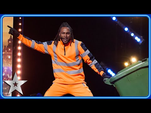 Ant & Dec join Ramon the singing bin man for DANCEHALL BOP! | Auditions | BGT 2025