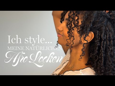 Afro-Locken Styling zum ERSTEN MAL | Fingercoils vs. Wash & Go