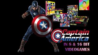 Captain America & The Video Games from the 16 and 8 Bit Era