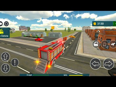 fire truck flying car emergency service android gameplay