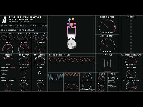 Engine Sim Chevy 454 sourced inline 11