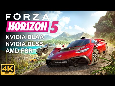 Forza Horizon 5 — MSAA vs TAA vs DLAA vs DLSS vs FSR 4K Comparison