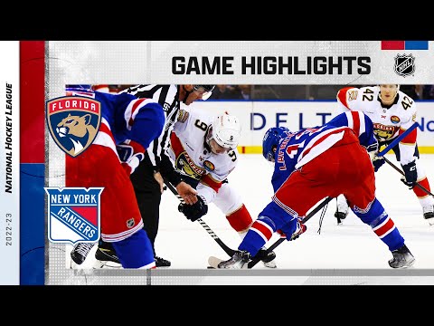 Panthers @ Rangers 1/23 | NHL Highlights 2023
