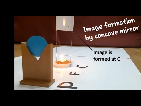 Image formation by concave mirror | By Vinod Avnish