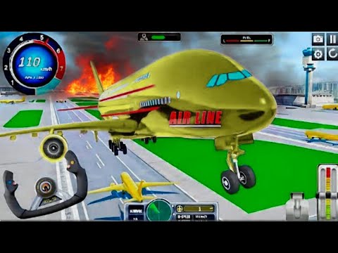 🔥 Flight Airplane City Pilot Simulator - Firefighter Plane Rescue Mission | Android Gameplay