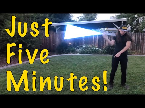 How to do the Obi-Ani lightsaber spin in JUST 5 MINUTES! (senseless spin tutorial)