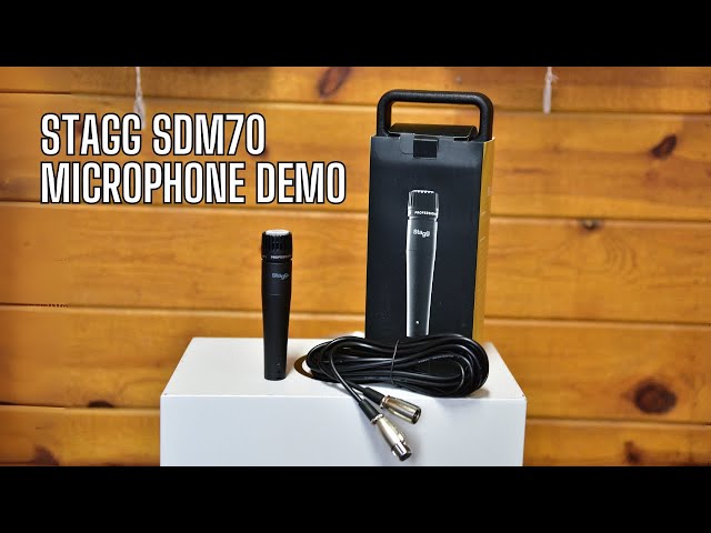Vídeo relacionado con Stagg sdm70 multifunción profesional cardioide Micrófono dinámico