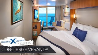 Celebrity Equinox | Concierge Veranda Stateroom Full Walkthrough Tour & Review 4K | 2021