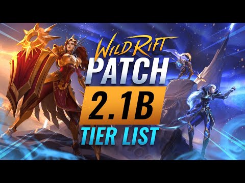 BEST Champions TIER List - Patch 2.1B(DIANA / LEONA & PANTHEON Release) - Wild Rift (LoL Mobile)