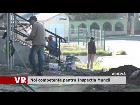 Noi competențe pentru Inspecția Muncii