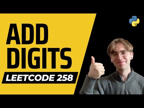 Leetcode 258 Add Digits Python Solution