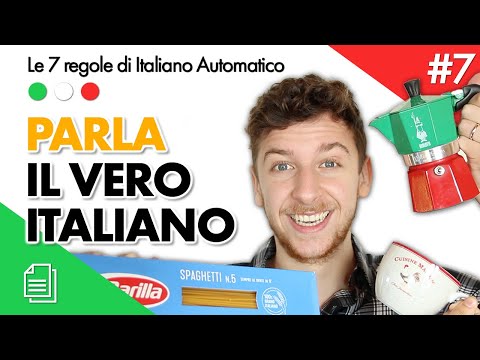 Regola 7 - IMPARA IL VERO ITALIANO (SUB ITA) | Imparare l'Italiano