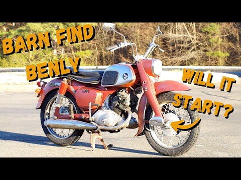 '64 Honda Benly 150 - First Start in 30 Years!