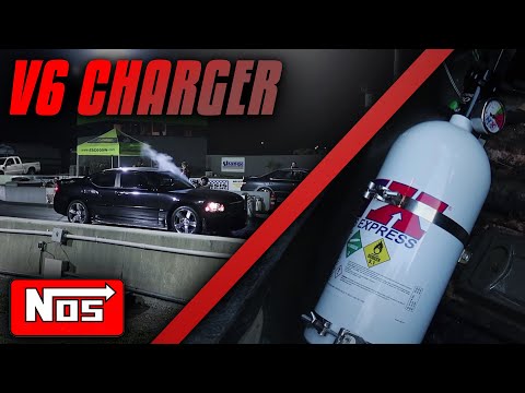 V6 Dodge Charger Gets A NOS KIT! - First Passes and Test Runs!