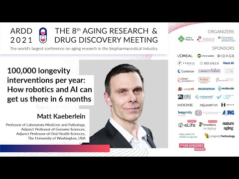 Matt Kaeberlein presents at ARDD 2021