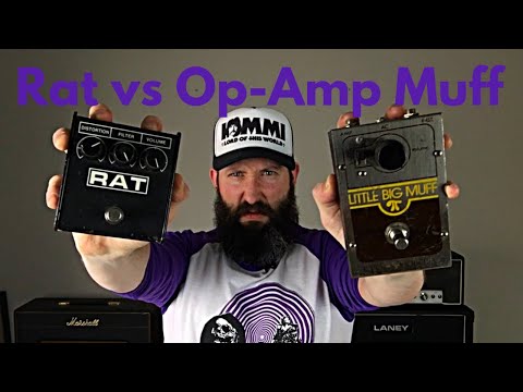 ProCo Rat 2 vs  70’s EHX Op-Amp Little Big Muff - Windhand Guitar Tone!