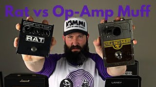 ProCo Rat 2 vs  70’s EHX Op-Amp Little Big Muff - Windhand Guitar Tone!