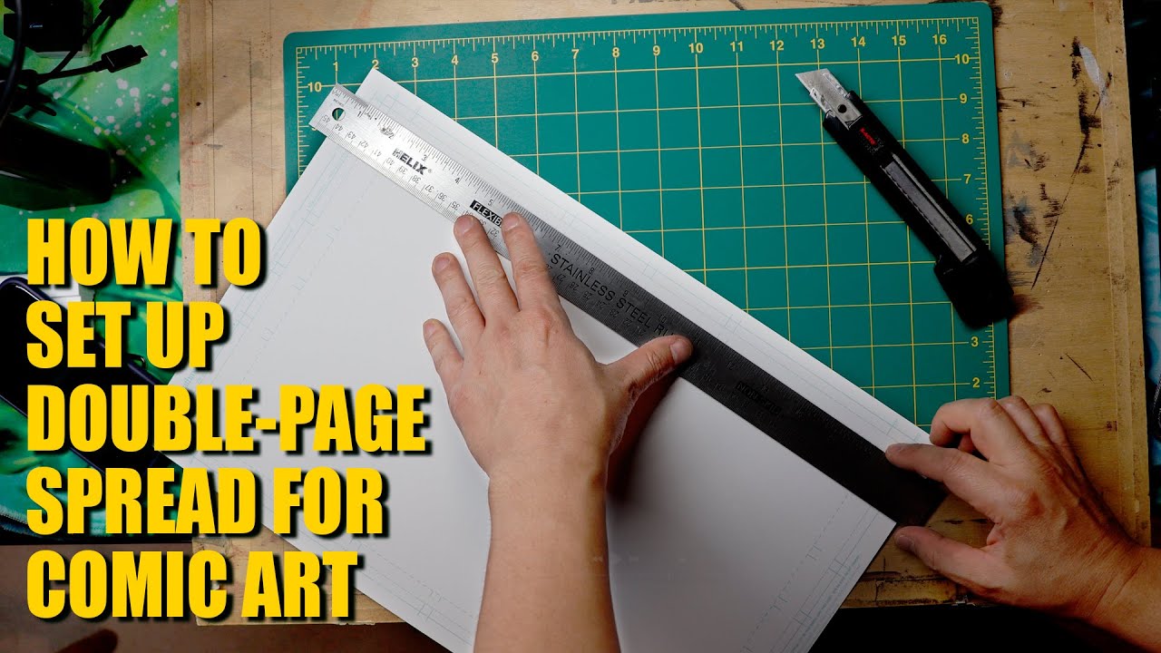How To Set Up A Comic Book Double-Page Spread