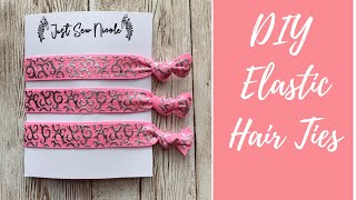 How to Make Elastic Hair Ties